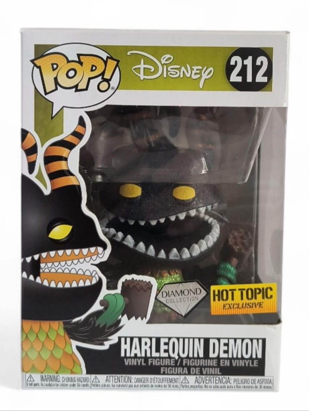 Funko Pop NBC Harlequin Demon Diamond Collection Hot Topic Exclusive Figure 212